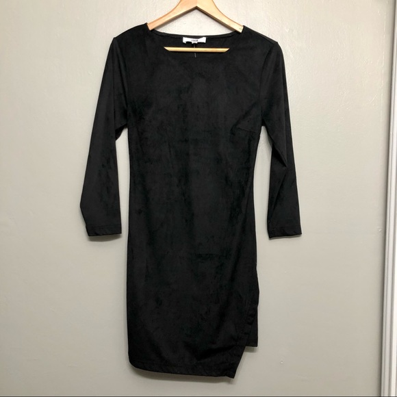 Jack by BB Dakota Black Suede Dress - Picture 2 of 8